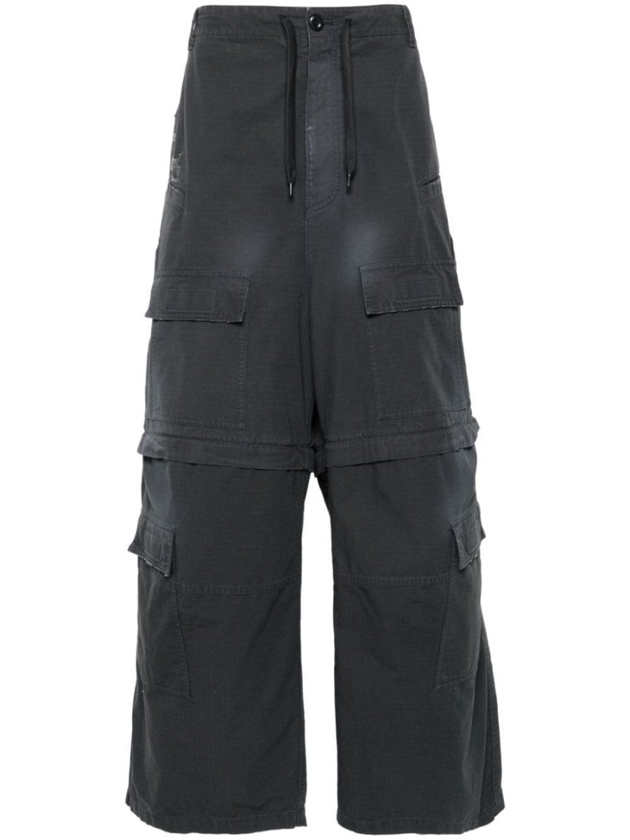 spray-paint ripstop trousers