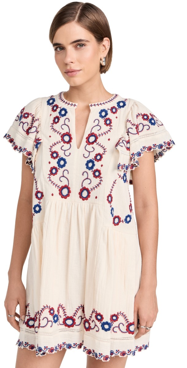 Sea Soren Embroidery Dress Multi