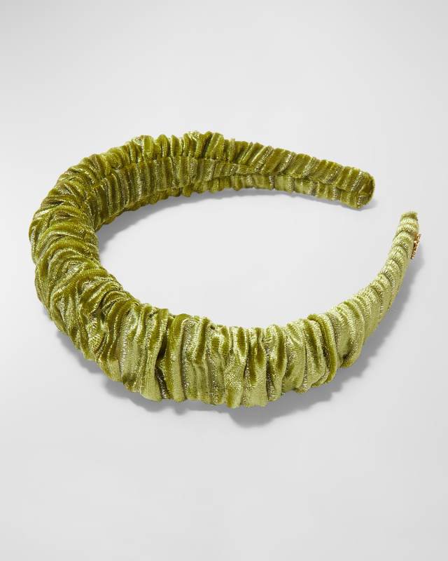 Kelly Velvet Ruched Headband
