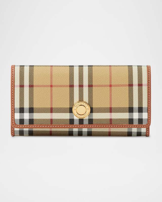 Halton Check Continental Wallet