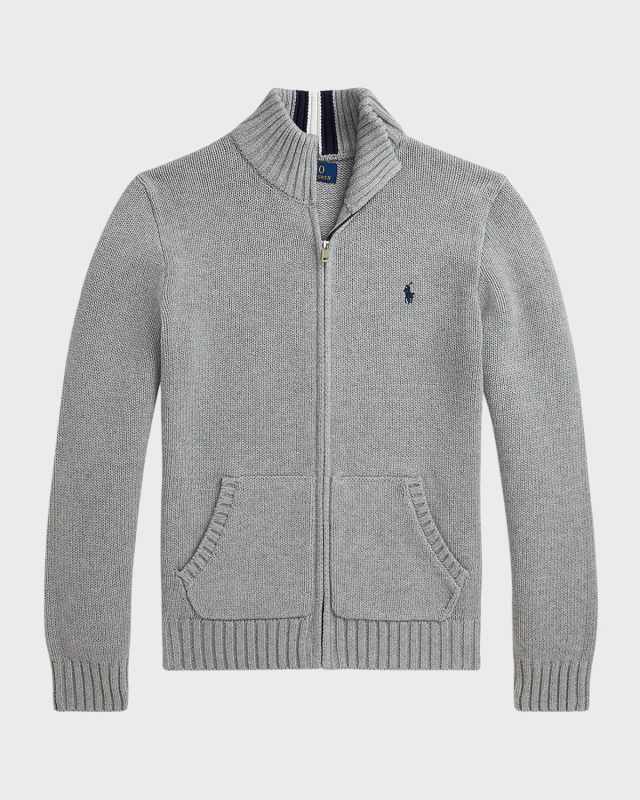 Boy's Pony Embroidered Sweater, Size 2-7