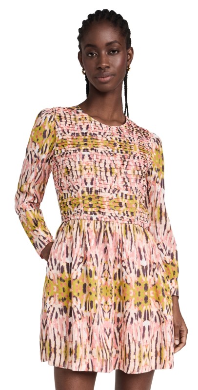 Atelier 17.56 Alma Dress Coral Lime
