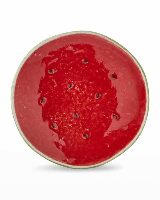 Watermelon Fruit Plates, Set of 4