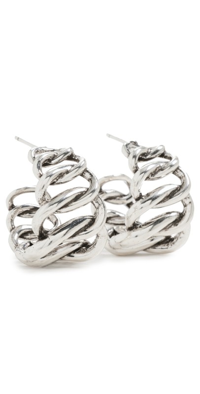 GAS Bijoux Bronx Earrings Silver