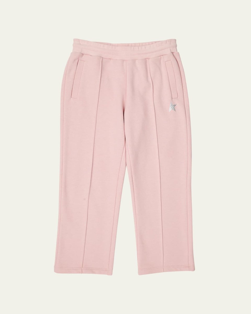 Girl's Paneled Star Joggers, Size 4-10