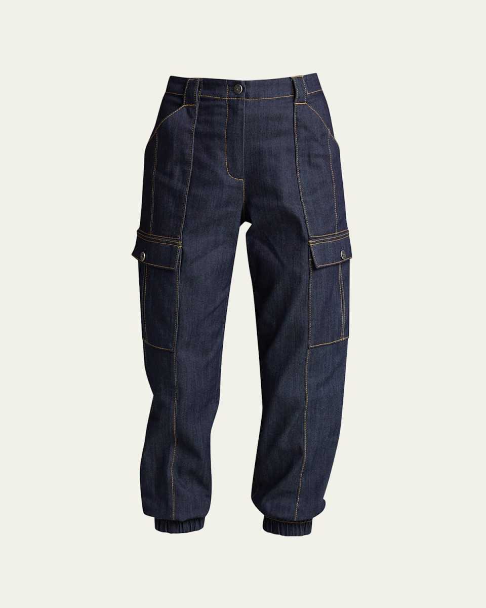 Kelly Denim Cargo Pants