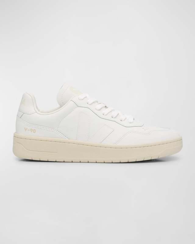 V-90 Low-Top Leather Sneakers