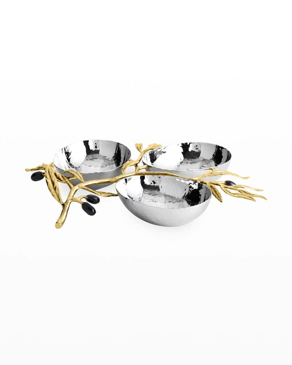 Olive Branch Triple Dish