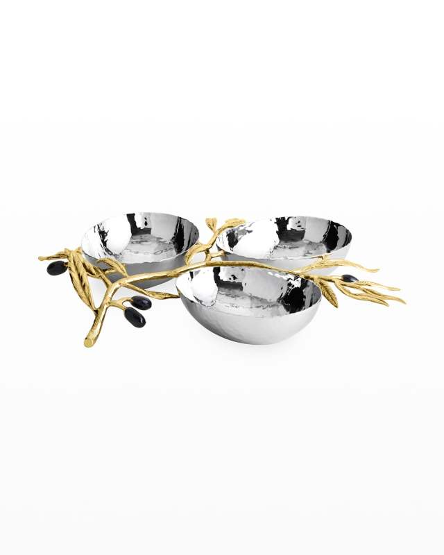 Olive Branch Triple Dish