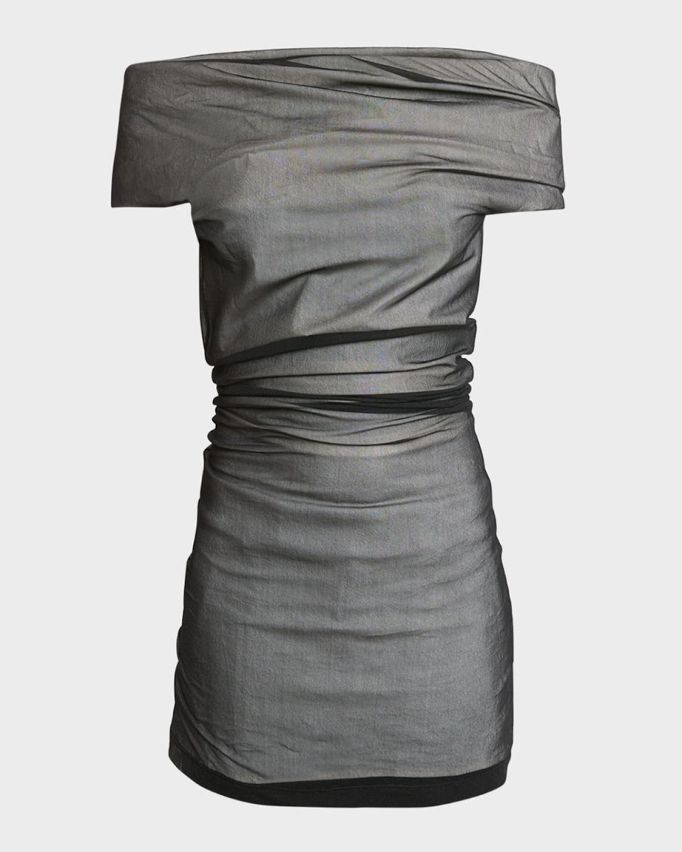 Allegra Off-Shoulder Ruched Top