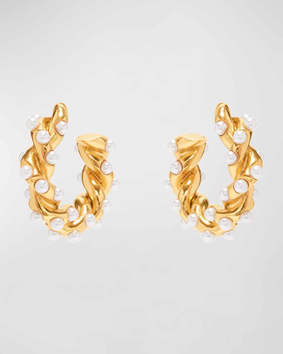 Small Rope Hoop Earrings
