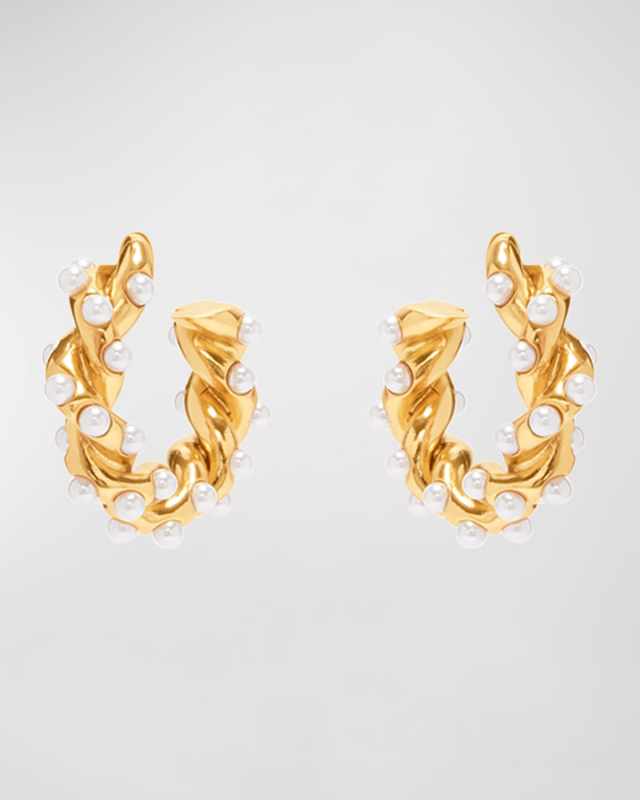 Small Rope Hoop Earrings