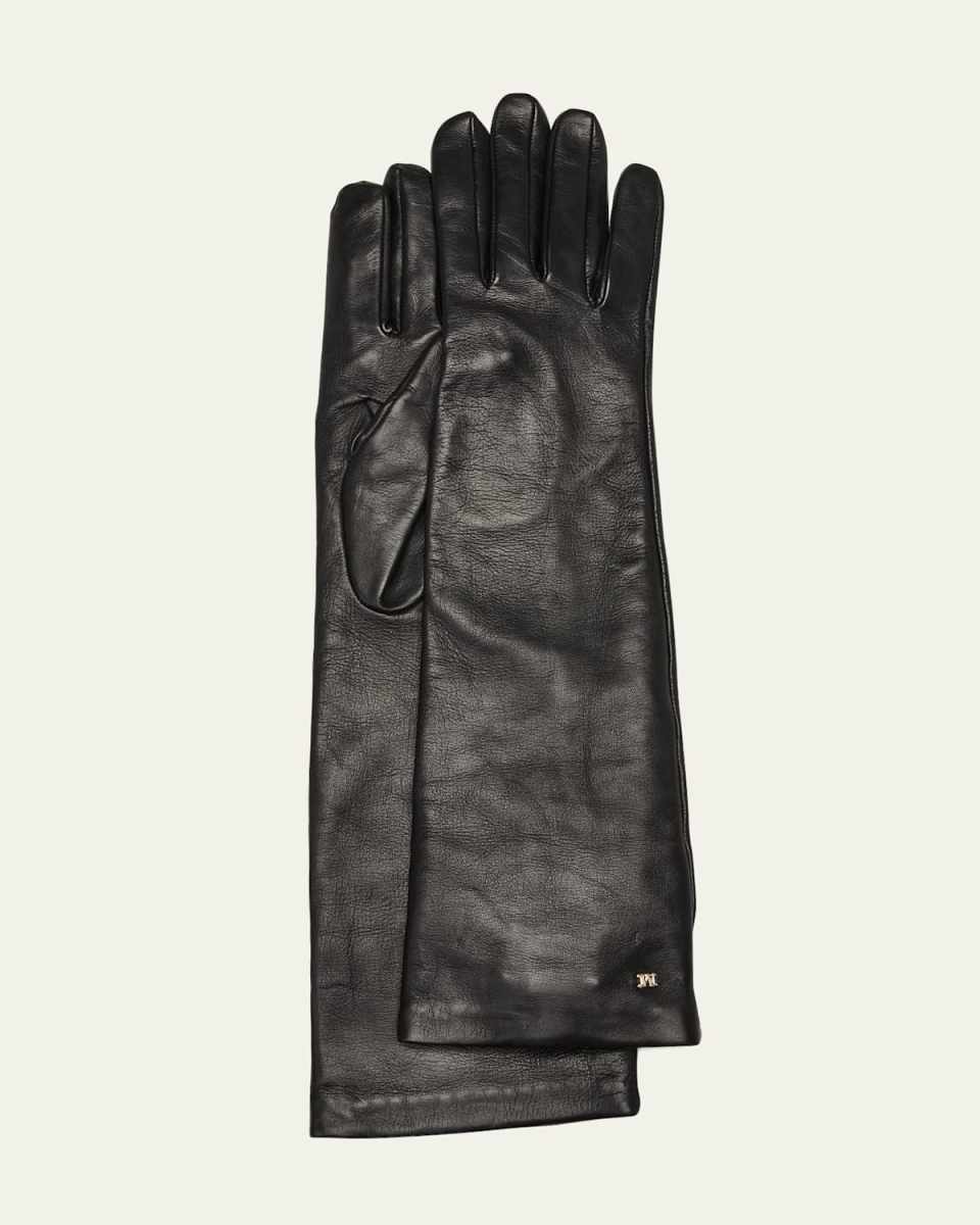 Afidee Long Leather Gloves