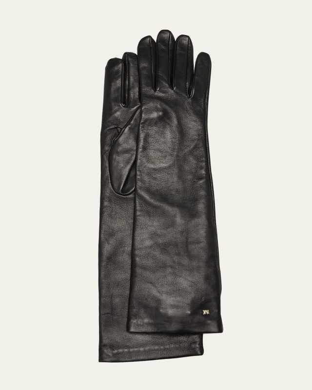 Afidee Long Leather Gloves