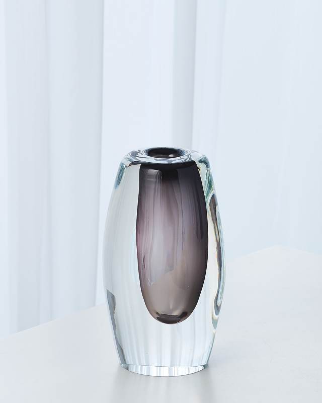 Off Set Vase - Gray - Small