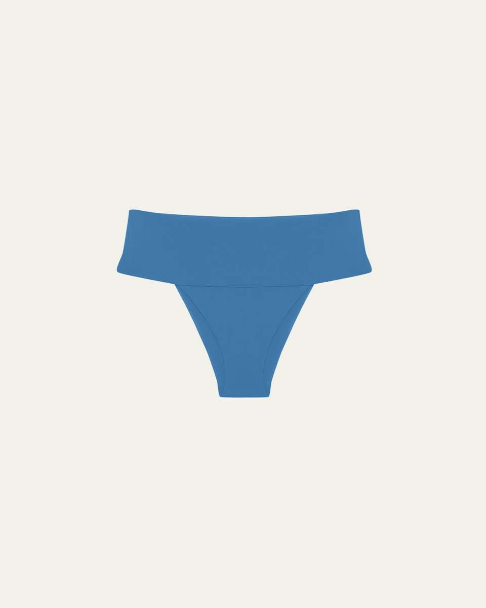 Solid Jessica Full High-Waist Bikini Bottoms
