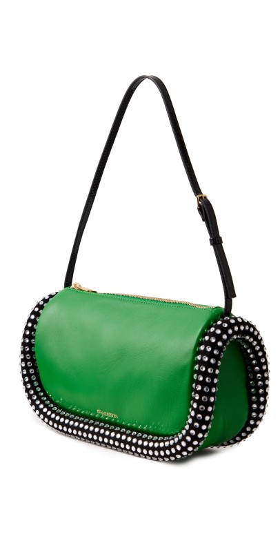 JW Anderson Crystal Bumper Bag Green/Black