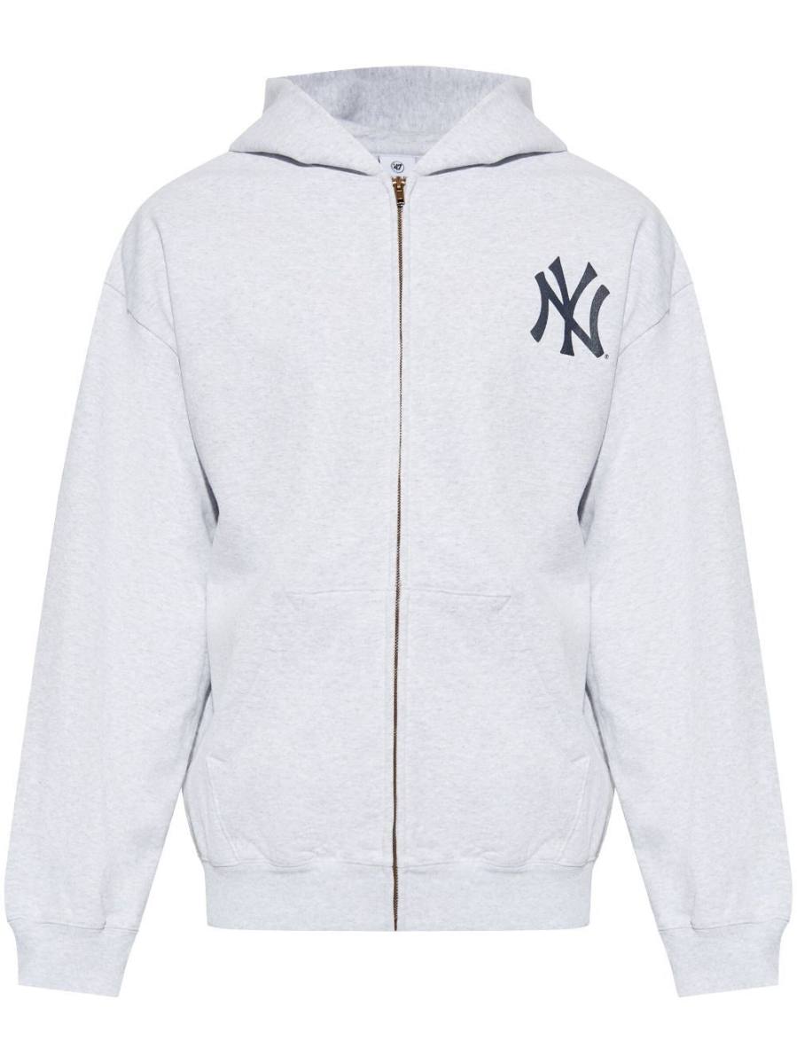 Yankees Serif zip-up hoodie
