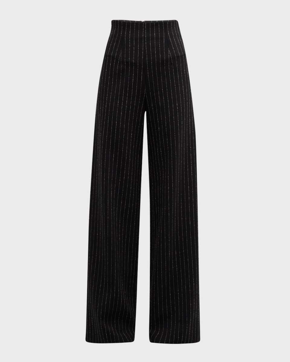 Pinstripe Stretch Suiting Pants