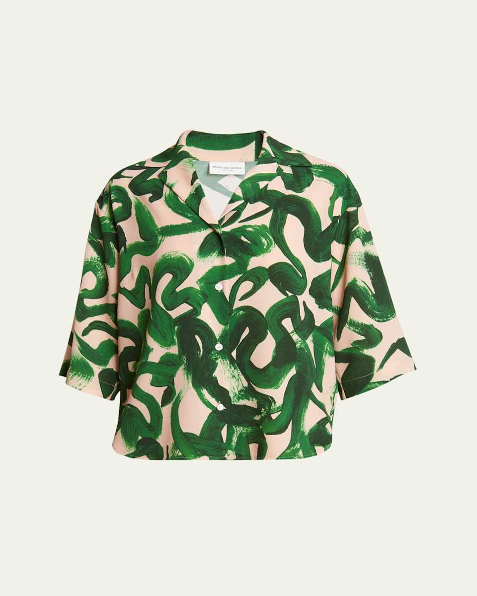 Cala Printed Button Down Shirt