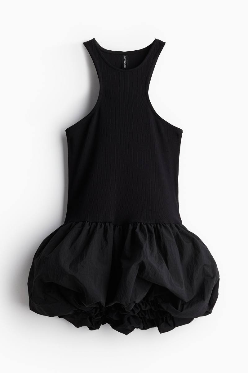 H&M Sleeveless bubble-hem dress