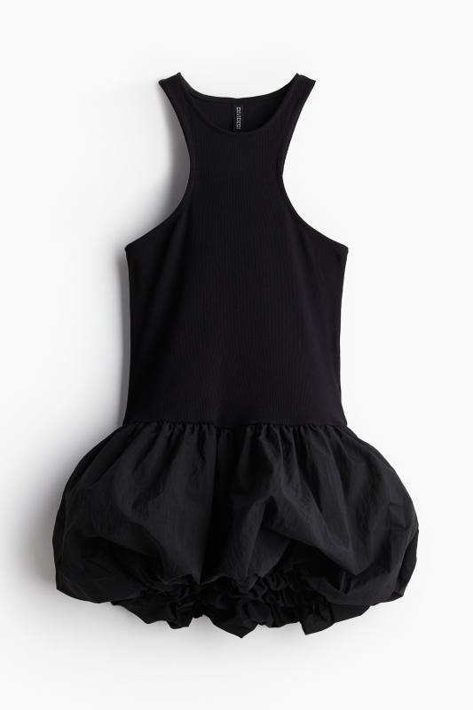 H&M Sleeveless bubble-hem dress