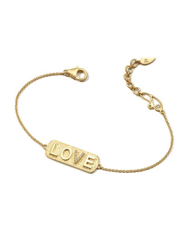 20K Sagrada Passion Diamond Love Bracelet