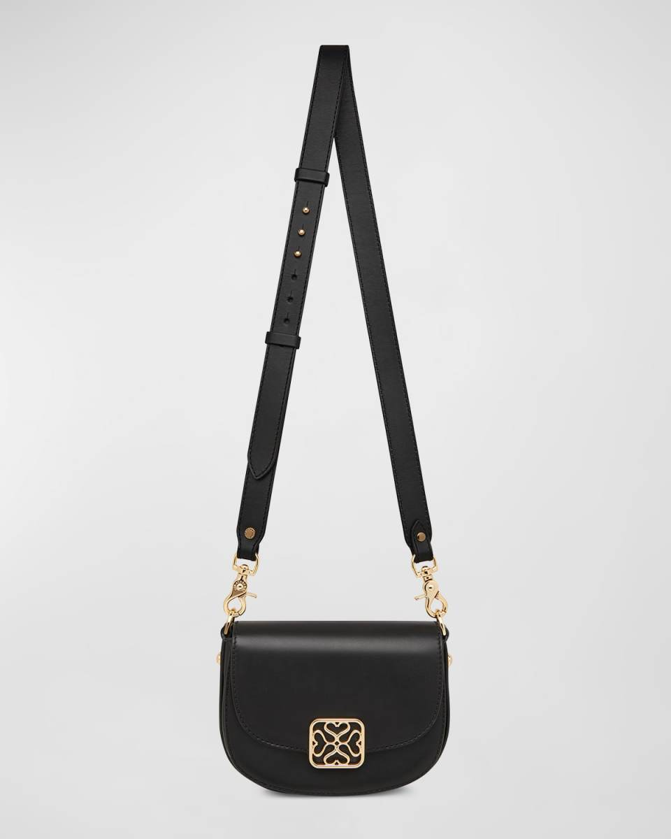 Bay Polished Leather Crossbody Bag