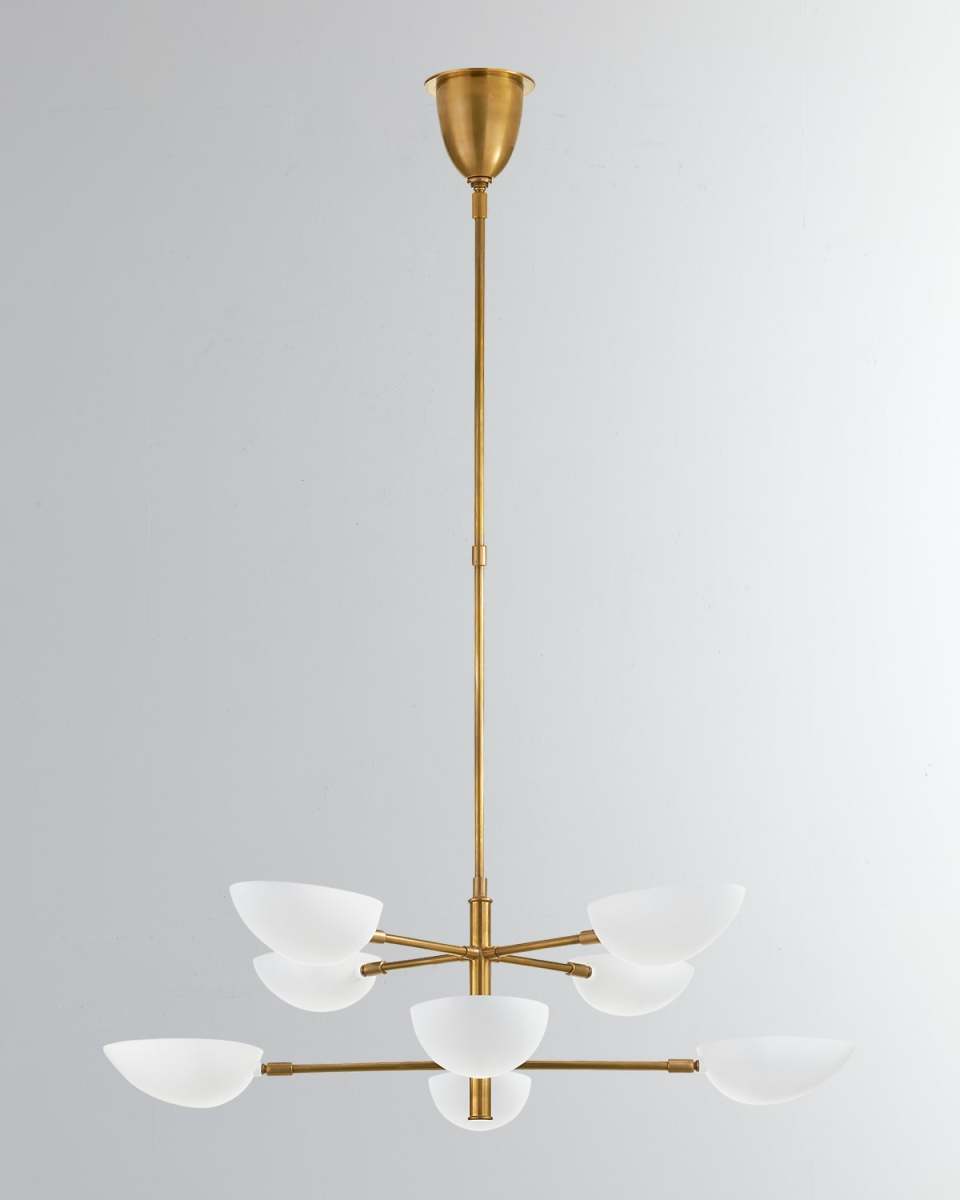 Graphic Large Two Tier Chandelier By AERIN