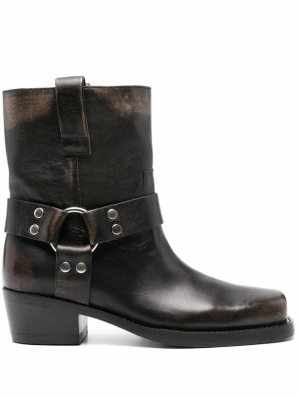 Roxy leather ankle boots