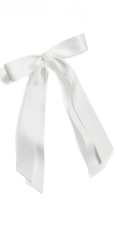 SHASHI Hair Bow Whit