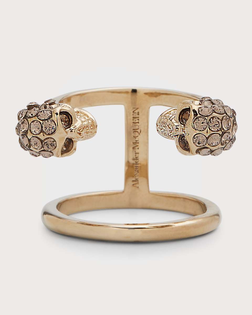 Swarovski Crystal Skull Ring