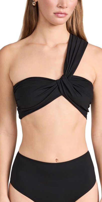 A. L.C. Athena Bikini Top Black