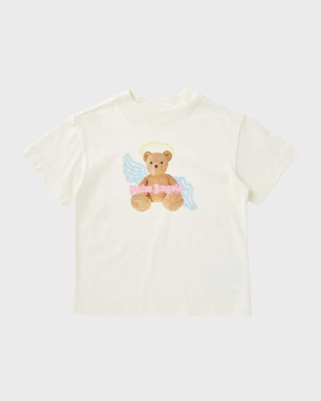 Girl's Winged Teddy Bear Logo-Print T-Shirt, Size 4-12