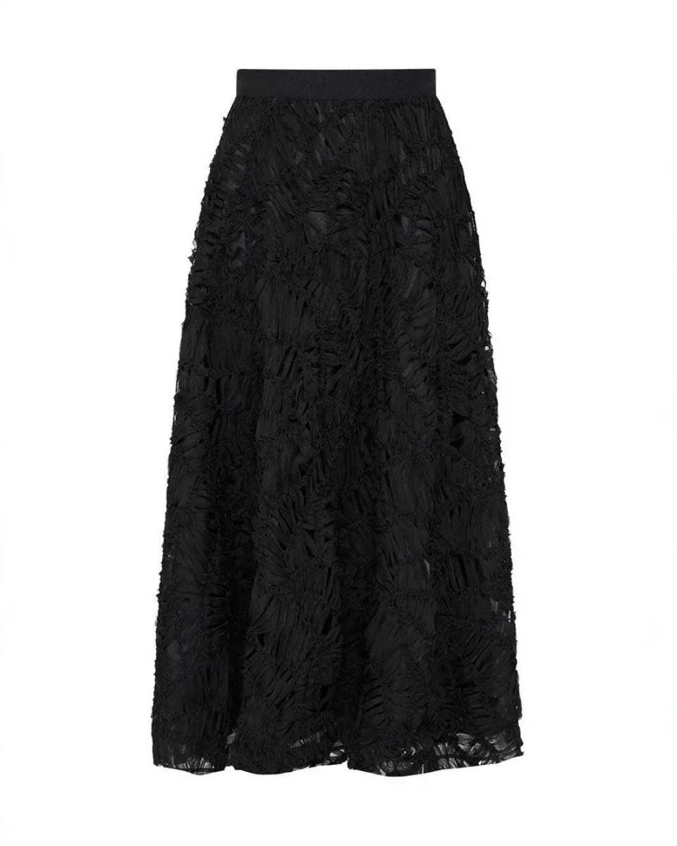 Florential Textured Midi Skirt