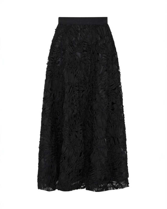 Florential Textured Midi Skirt