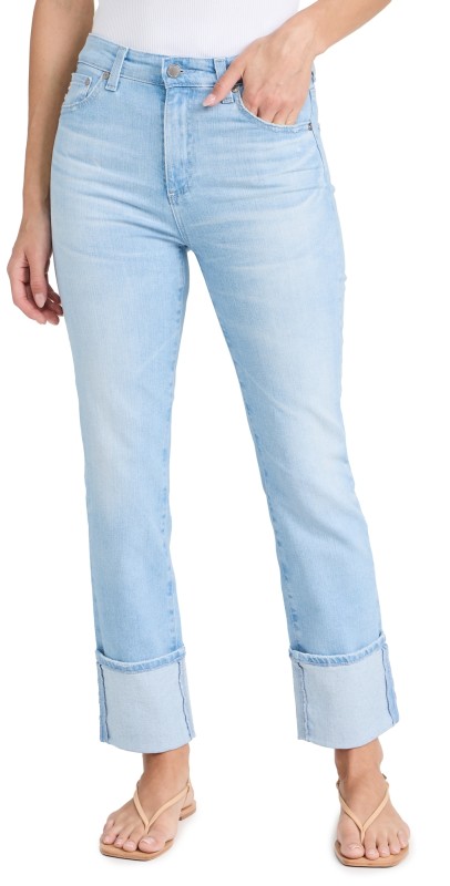 AG Saige Crop Jeans 24 Years Sunkissed