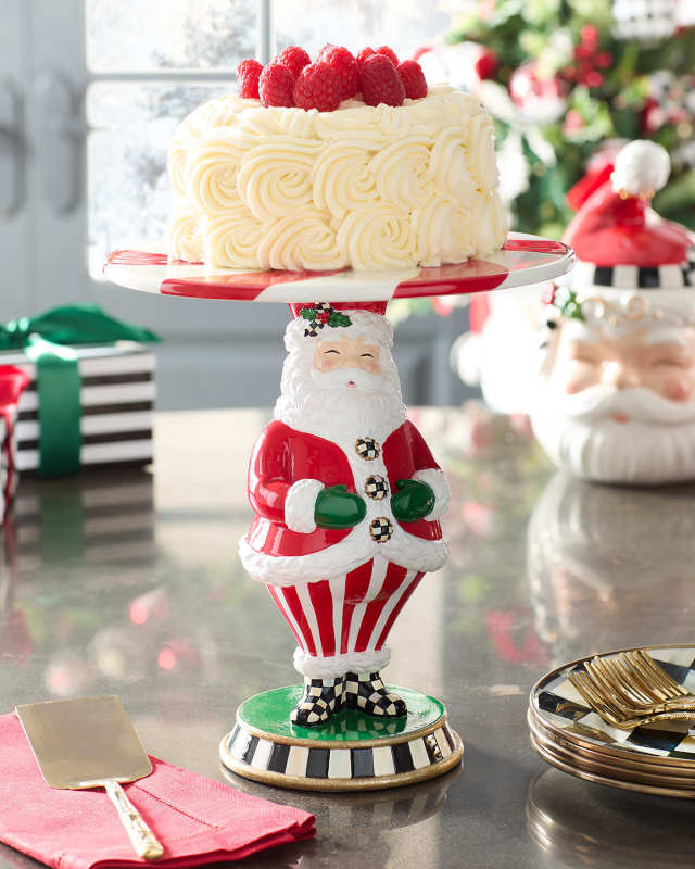 Nick's Pick Santa Pedestal Platter