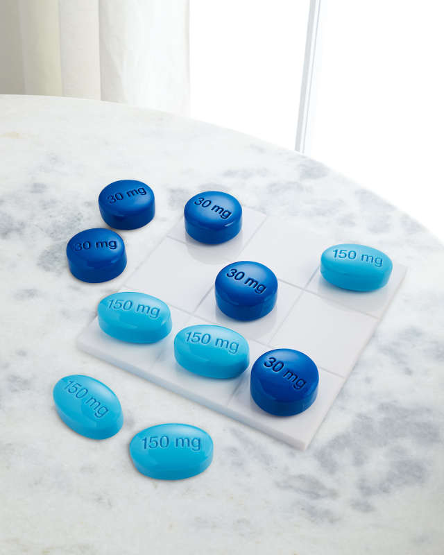 Full Dose Acrylic Tic-Tac-Toe Set