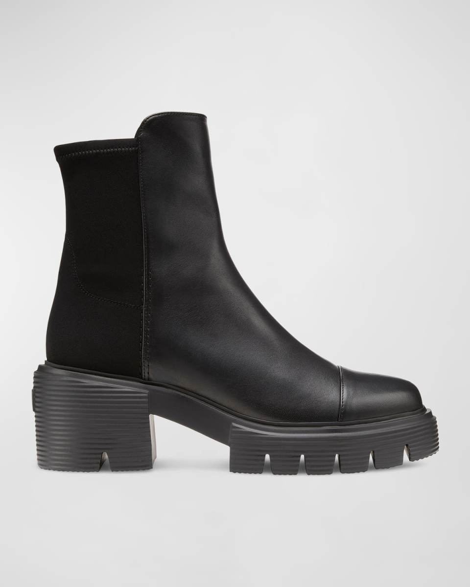 Soho Leather Moto Booties