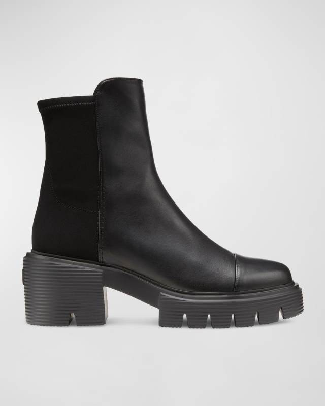 Soho Leather Moto Booties