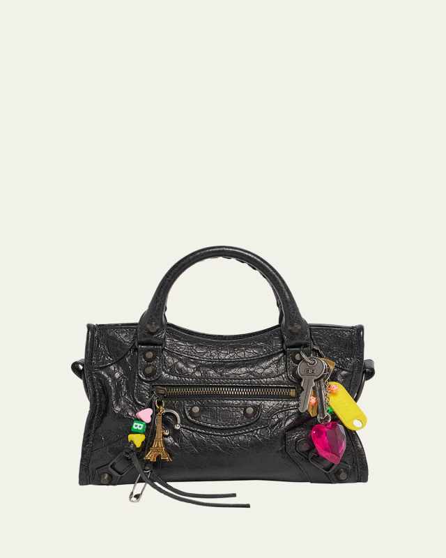 Le City Mini Leather Top-Handle Bag