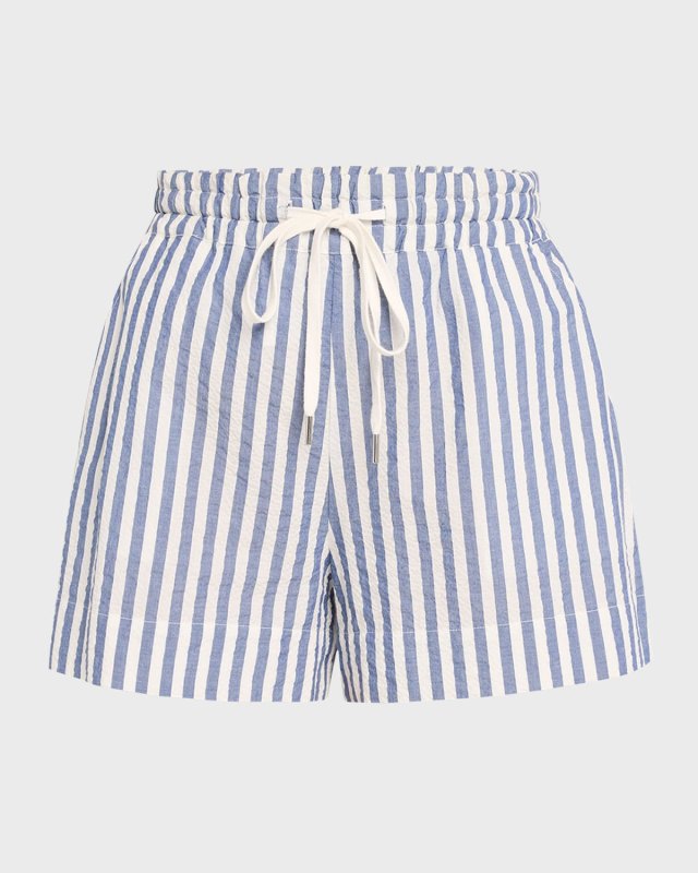 Tijana Stripe Drawstring Shorts