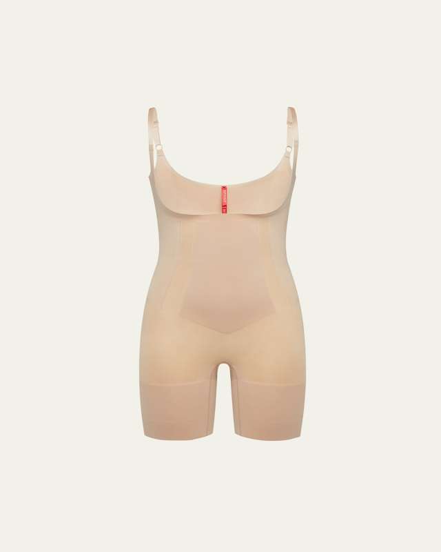 SPANXsculpt OnCore Open-Bust Mid-Thigh Bodysuit