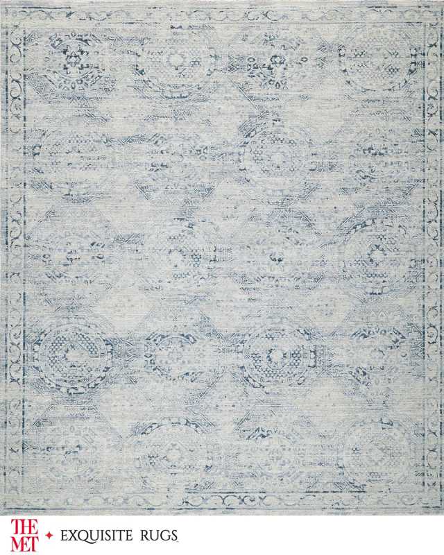 Vintage Loom Light Blue & Blue Rug, 12' x 15'