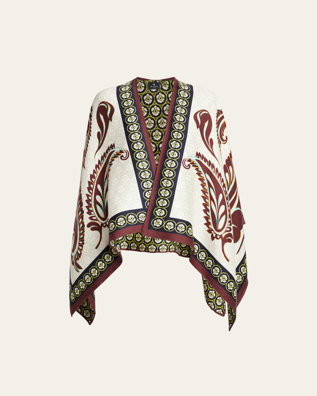Bohemian Patterned Cape