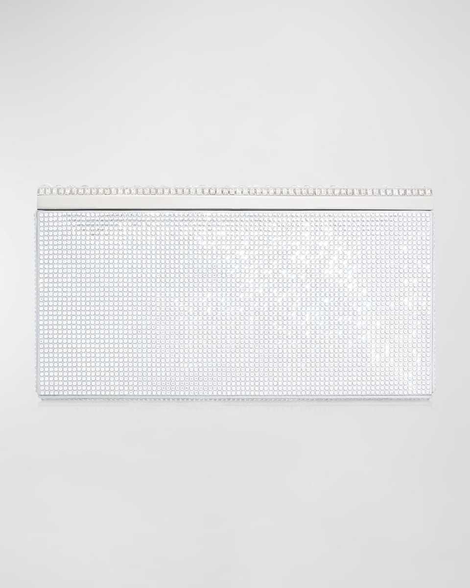 Grace Soft Case Clutch With Removable Jewel Baguette Shoulder Chain