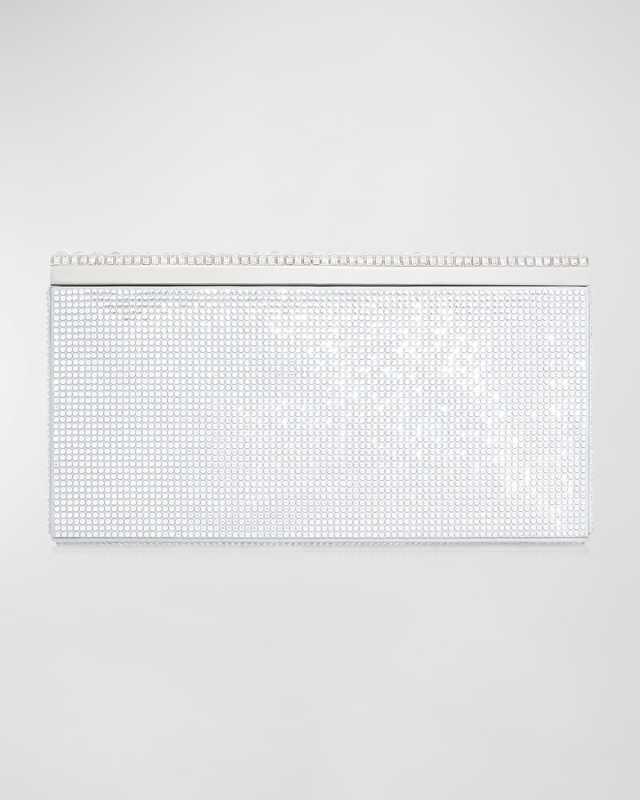 Grace Soft Case Clutch With Removable Jewel Baguette Shoulder Chain