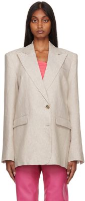 REMAIN BIRGER CHRISTENSEN Beige Kirsten Blazer