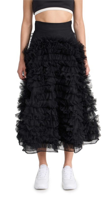 Molly Goddard Gabrielle Skirt Black